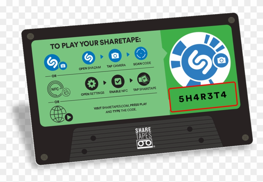 Devices) Or Scan The Code Using The Shazam App Available - Shazam App Code Clipart