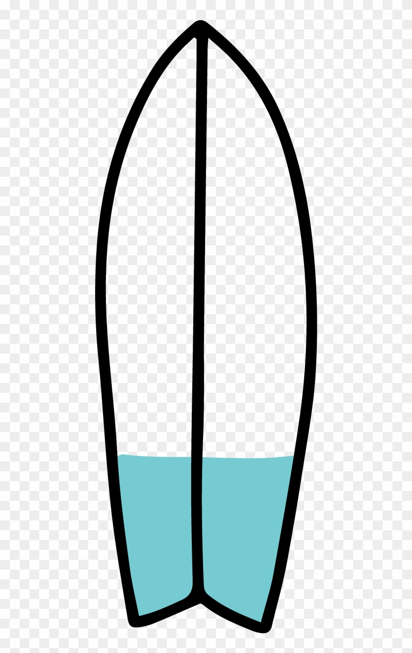 The Fish - Surfboard Clipart #1208749