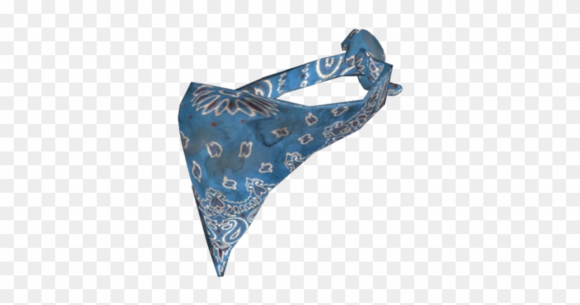 Blue Bandana - Lingerie Clipart
