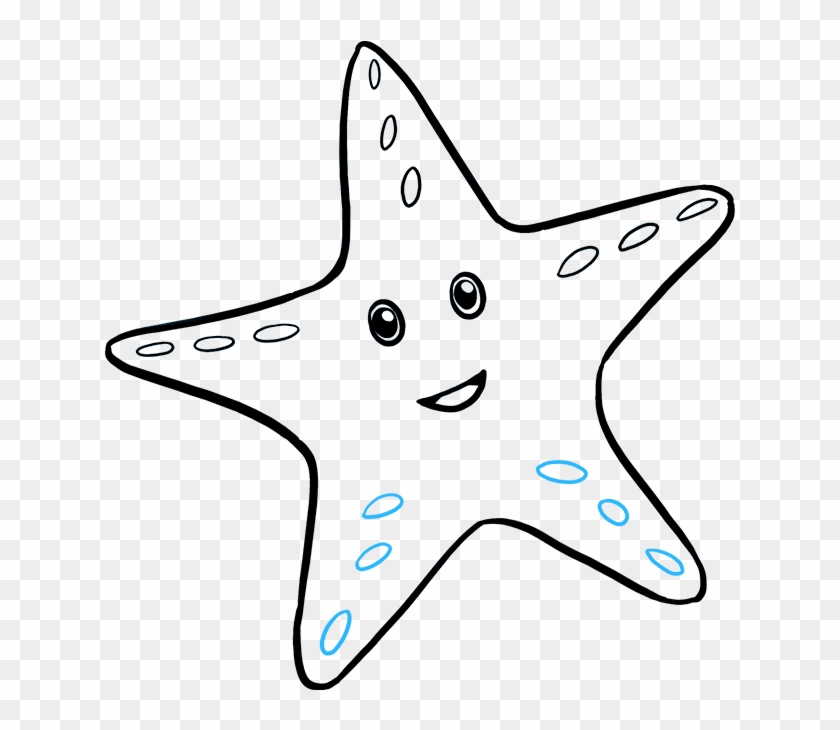 680 X 678 5 - Starfish Cute Drawing Clipart #1208886