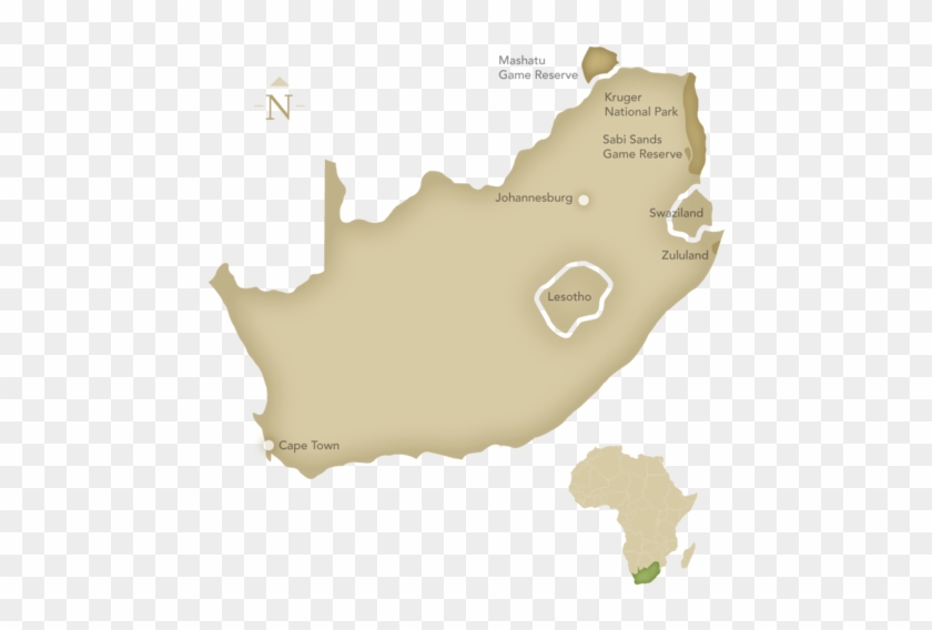 South Africa - Map Clipart #1208961