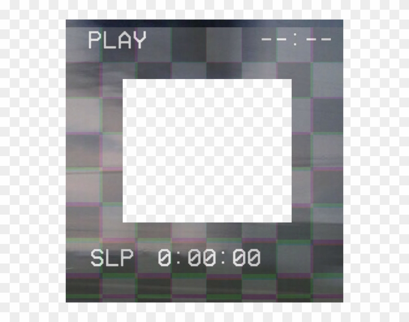 #frame #streetwear #vhs #glitch - Glitch Frame Png Clipart