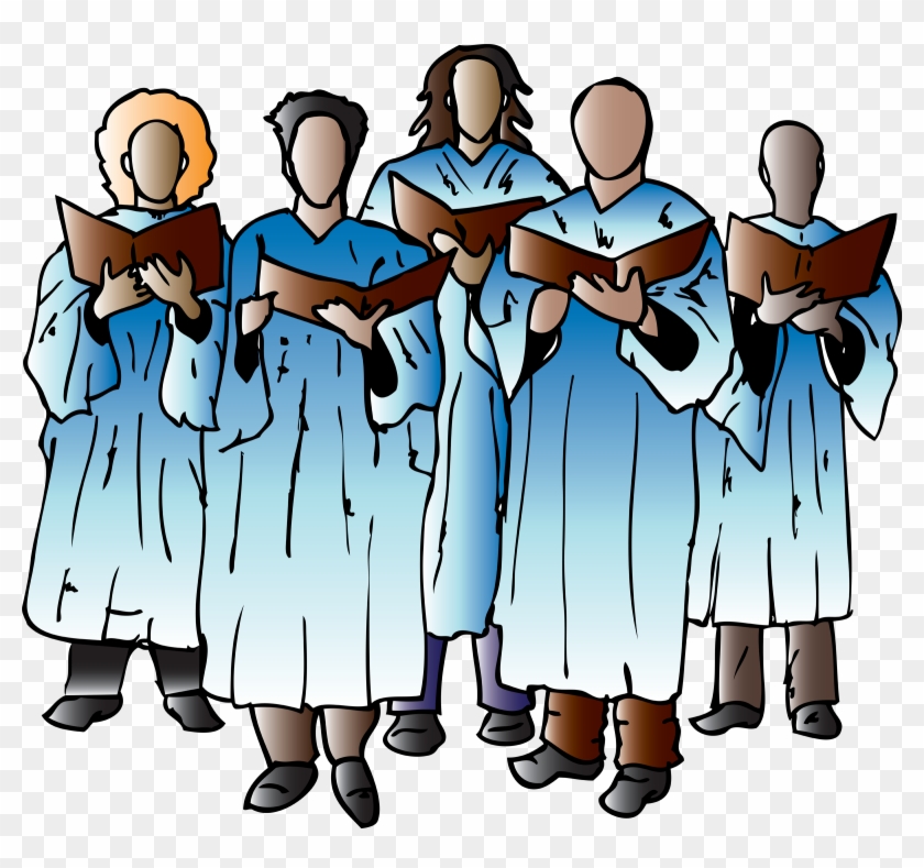 Church Singing Clipart - Choir Clip Art - Png Download
