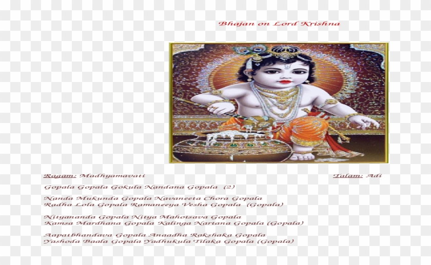 Viewbhajan On Lord Krishna Ragam - Girl Clipart