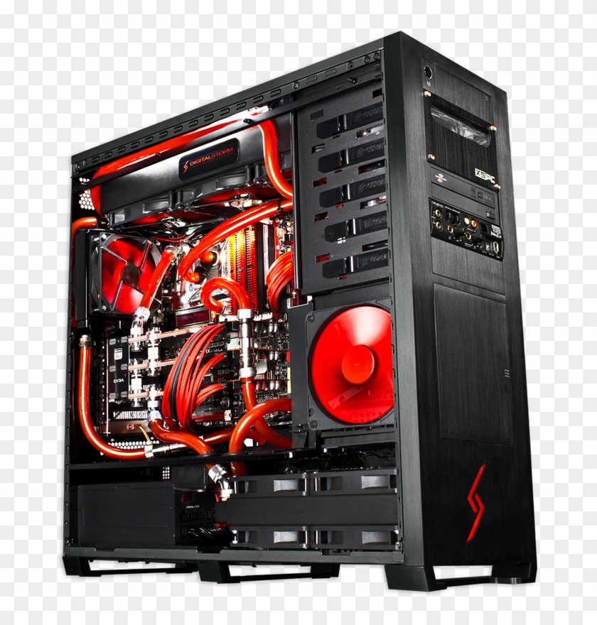 Gaming Computer Png Hd - High End Gaming Pc Clipart #1209124
