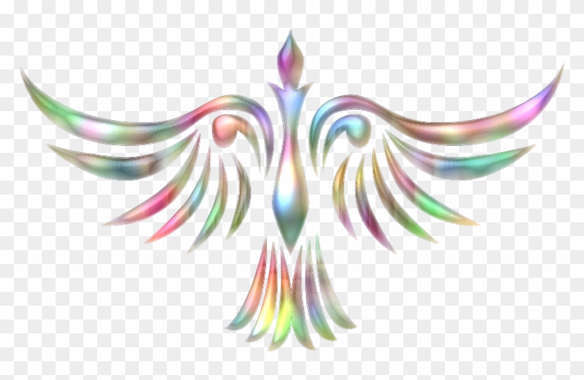 Phoenix Bird 1 Clipart Icon Png - White Phoenix Transparent Png #1209410