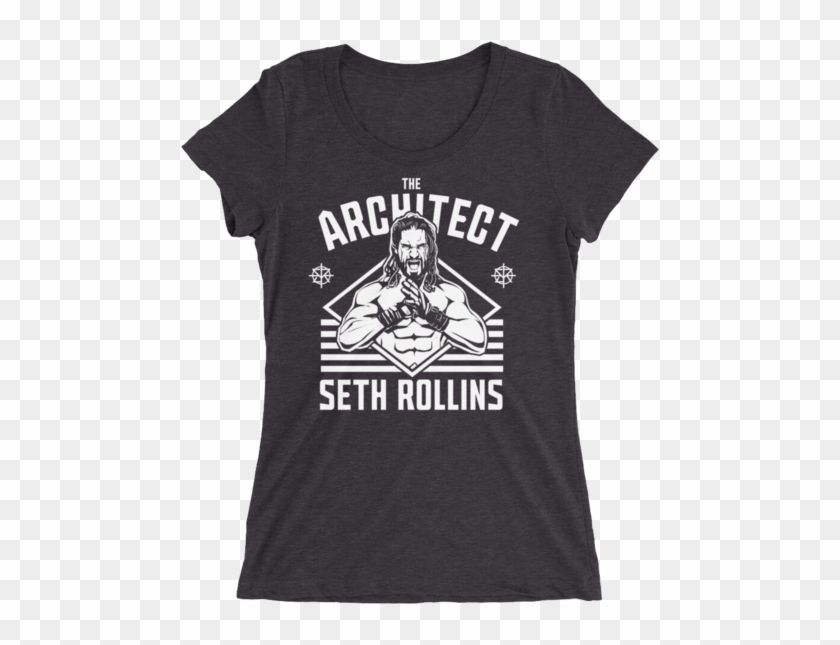 Seth Rollins "the Artchitect" Tri Blend Women's T Shirt - Peruvian Puff Pepper T Shirt Clipart #1209695