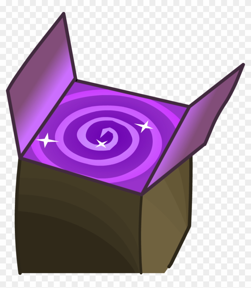 Lodge Attic Box Portal Open - Box Open Png Purple Clipart #1209781