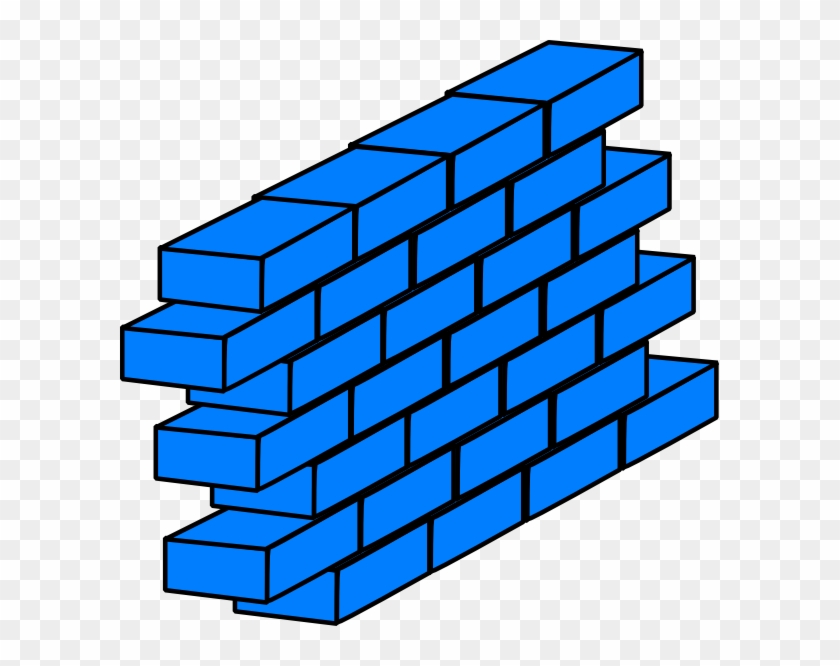 Blue Ibm Wall Svg Clip Arts 600 X 586 Px - Png Download #1209919