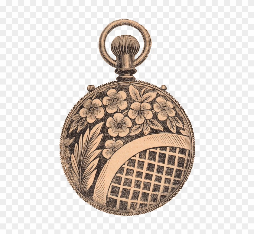 Free Clip Art Antique Pocket Watch - Clip Art - Png Download