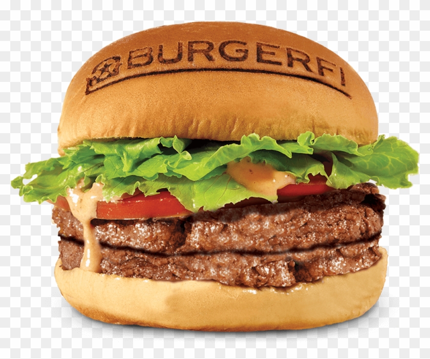 Banner Cheeseburger Burgerfi Custard Cattle Burger - Burgerfi Burger Clipart #1211085