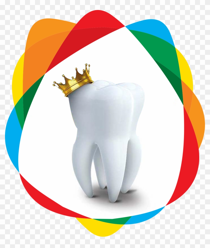 Dental Crowns - Clip Art Crown Teeth - Png Download #1211269