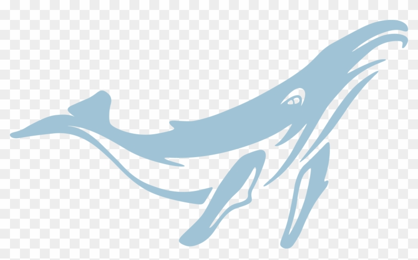 Blue Whale Png - Blue Whale Vector Png Clipart #1211315