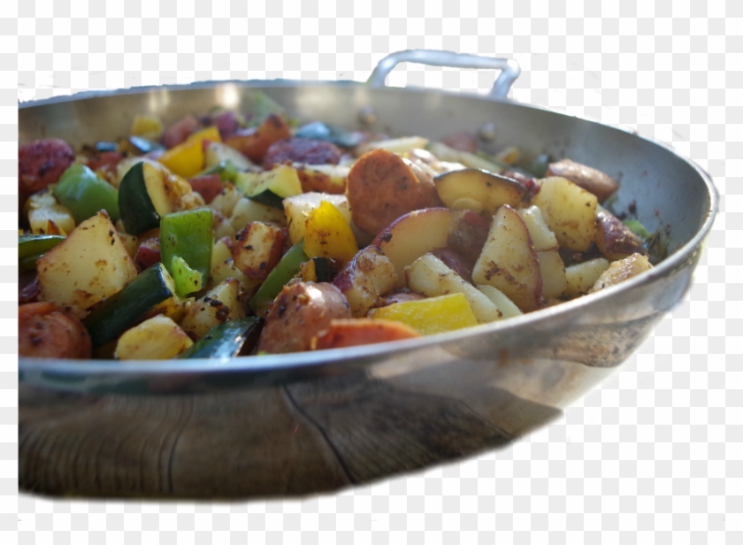 Vegetable Sausage Skillet - Russet Burbank Potato Clipart #1211316