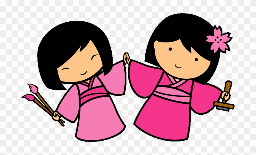 Png Free Download Sister Stamps - Two Girl Best Friends Png Clipart