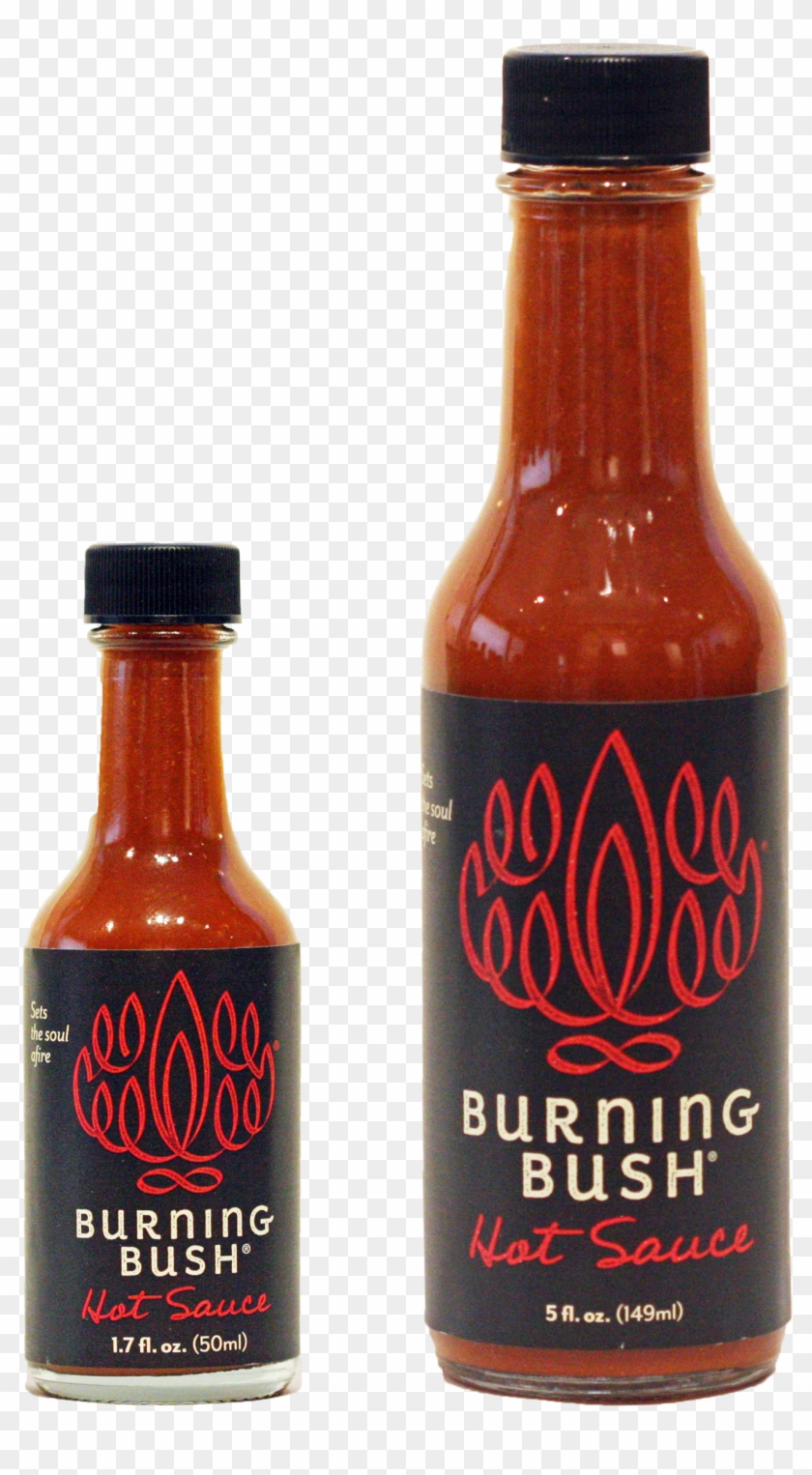 Burning Bush® Hot Sauce Fuses Heat With Flavor In Its - Transparent Hot Sauce Bottle Png Clipart #1212284