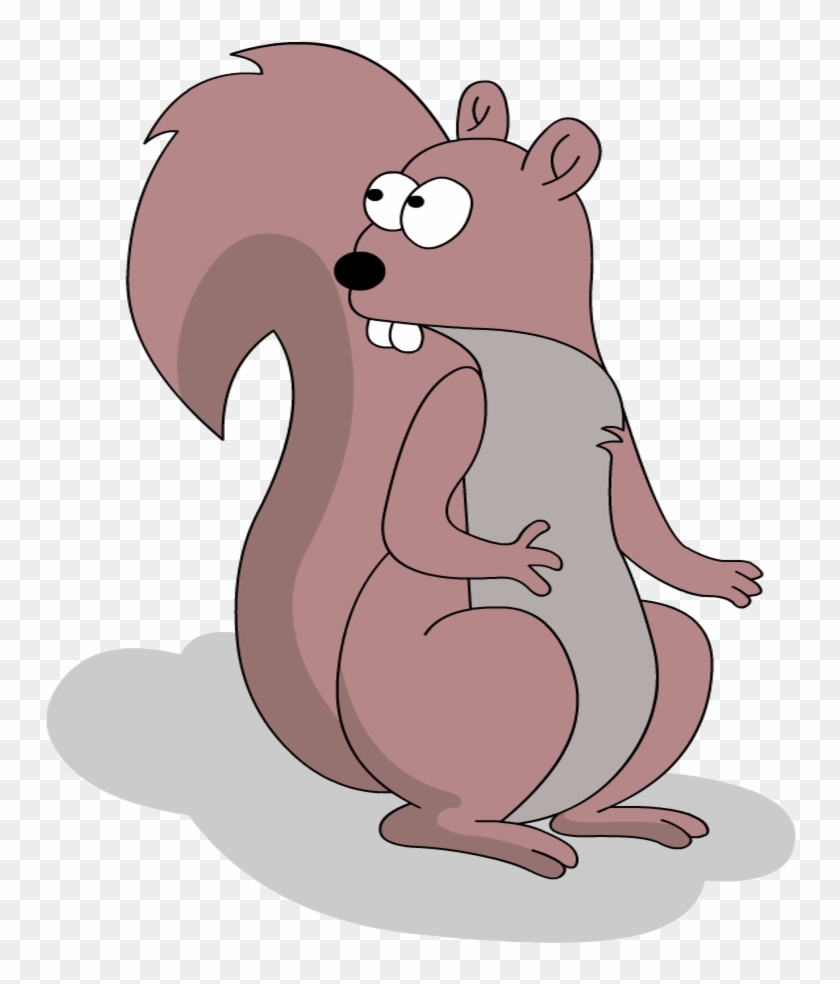 The Squirrel Before The Mutation - Fox Squirrel Clipart #1212455