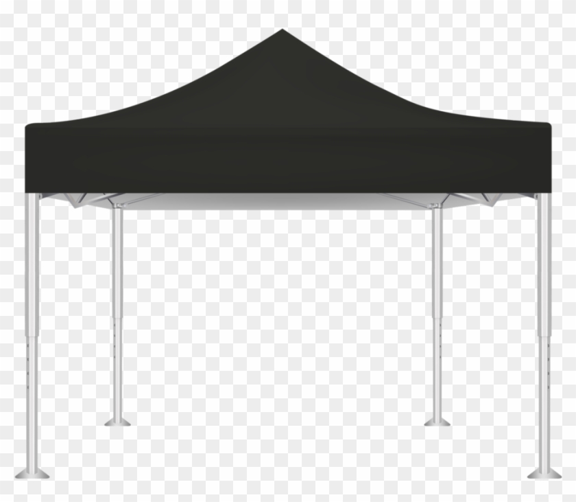 Tent Png Picture - Black Canopy Tent Clipart #1212461