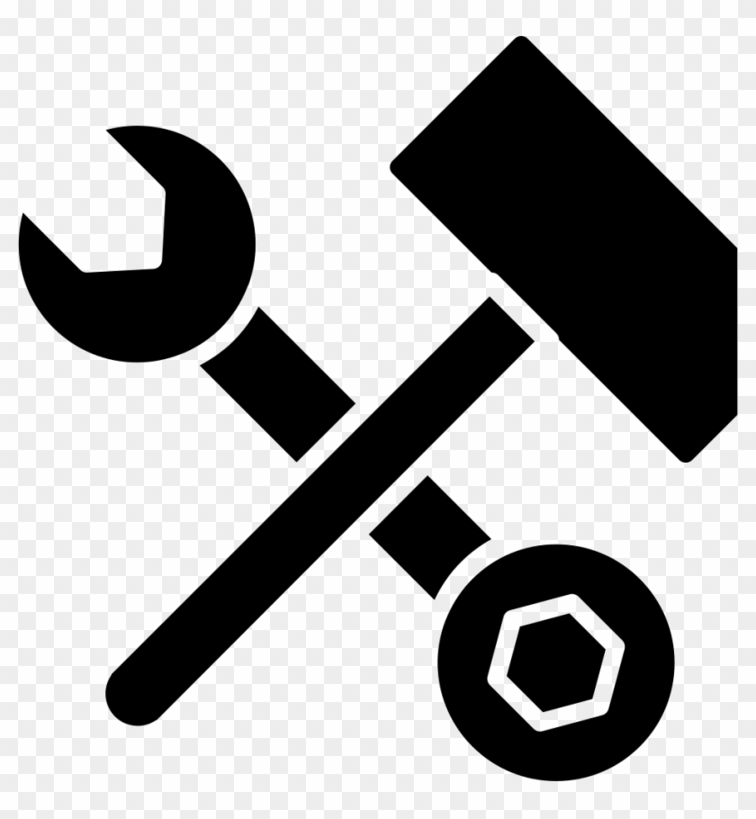 Vector Library Download Wrench And Bolt Tool With Png - Iconos De Un Martillo Clipart #1212788
