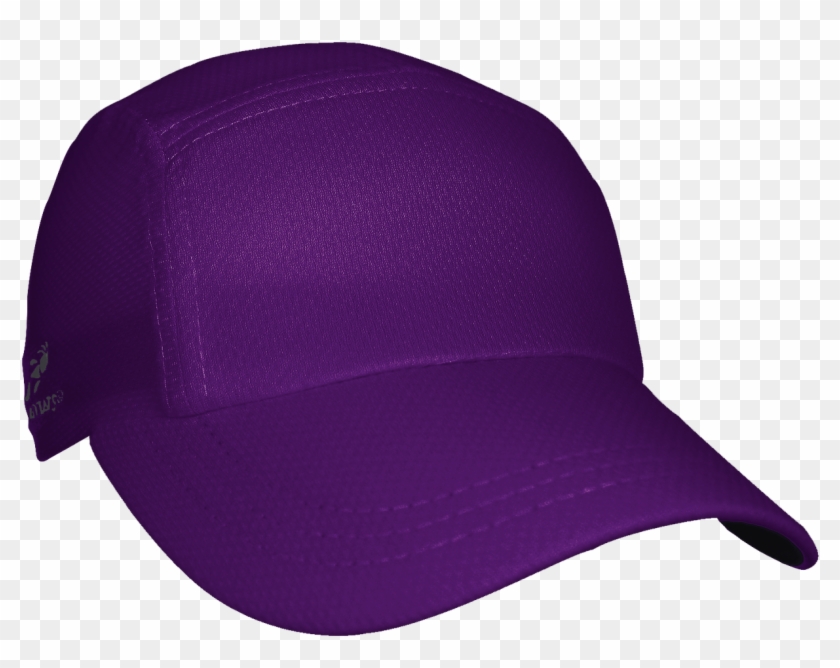 Race Hat - Sport Purple - Black Cap Front View Clipart #1213066