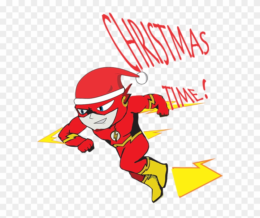 Bleed Area May Not Be Visible - Christmas The Flash Clipart