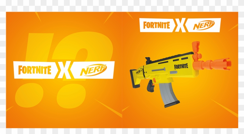 Nerf And Fortnite Clipart #1213803