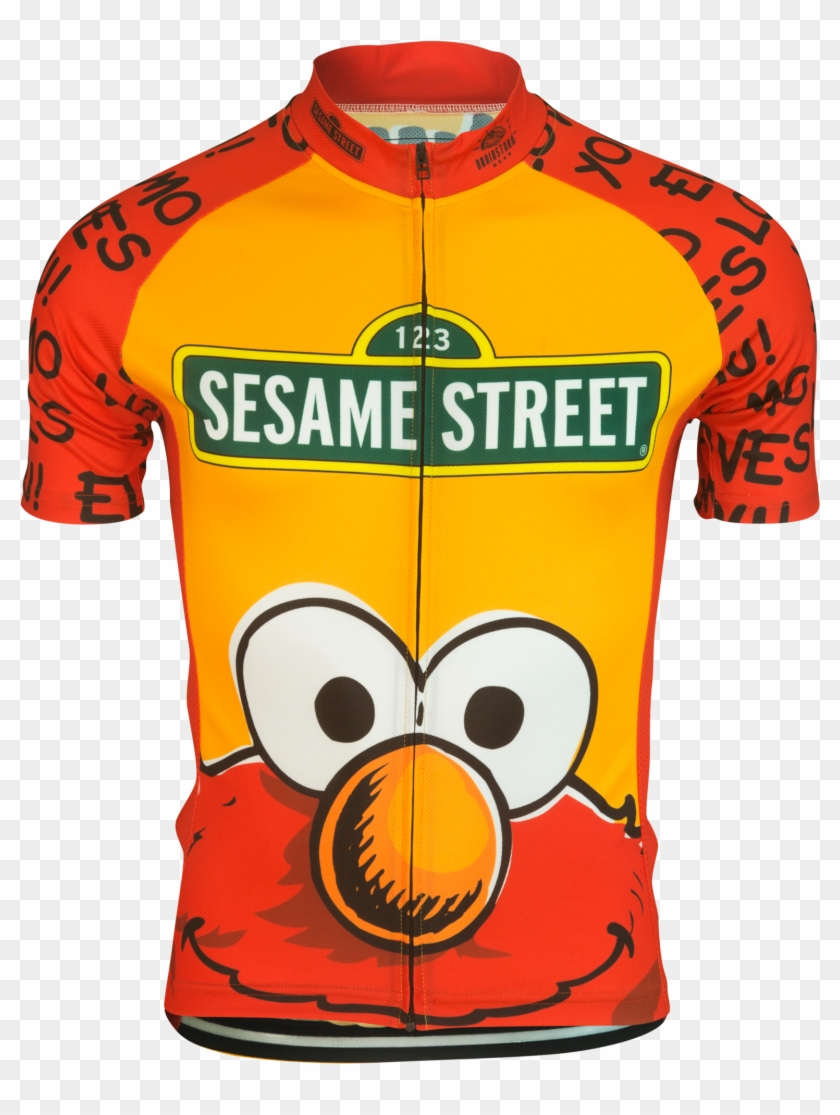 Brainstorm Gear Women's Elmo Cycling Jersey - Sesame Street Sign Clipart #1214054