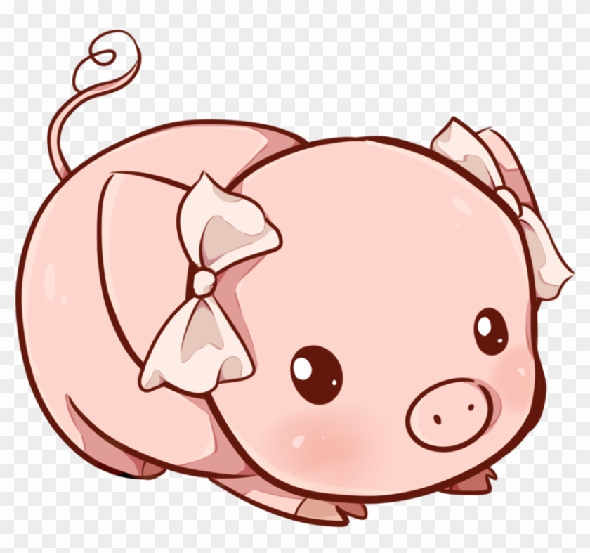 Imágenes Kawaii De Animalitos - Kawaii Pigs Clipart #1214058