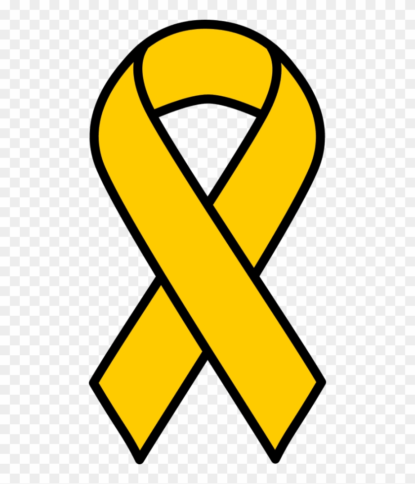 Free Png Download Gold Cancer Ribbon Png Images Background - Outline Breast Cancer Ribbon Clipart