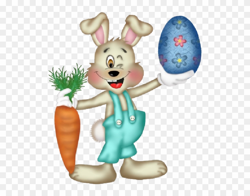 Cute Easter Bunny Cartoon Images - Easter Bunny Without Background Clipart