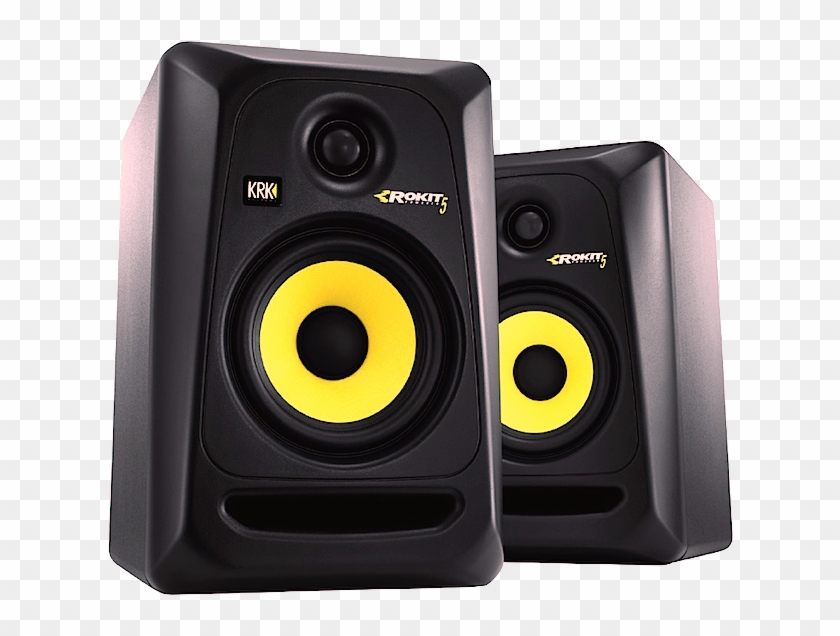 Krk Rokit - Monitor Speakers Clipart #1214703