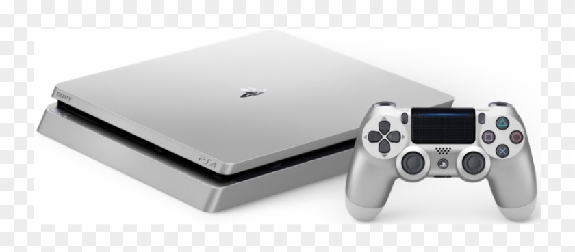 Ps4 Slim 500 Gb Silver 5 - Playstation 4 Slim Silver Clipart