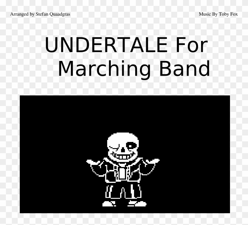 Undertale Marching Band Medley - Poster Clipart #1215021