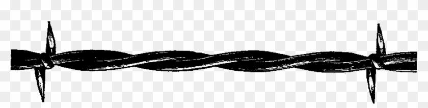Free Barb Wire Digital Stamp - Illustration Clipart