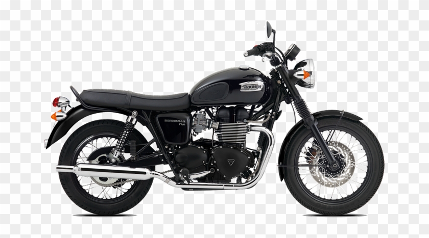 Starting From I Jet Black - Triumph Bonneville T100 2015 Clipart