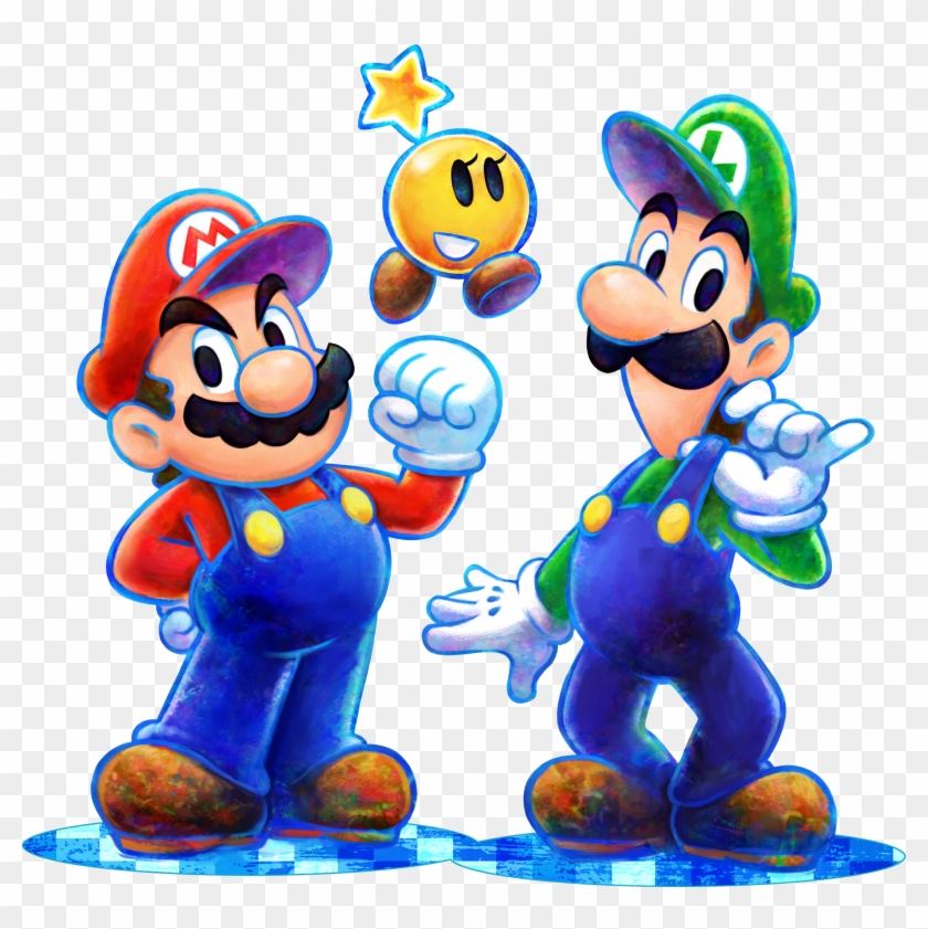 Randome Clipart Mario And Luigi - Mario And Luigi Dream Team - Png Download