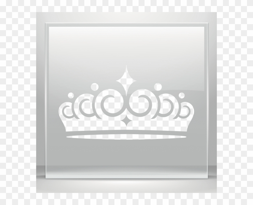 Simple Color Vinyl Royal Crown Chess Queen King Kingdom - Vinyl Tiger Tribal Png Clipart