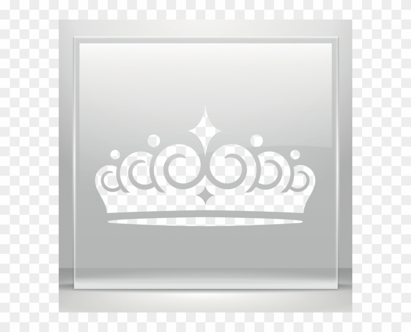 Simple Color Vinyl Royal Crown Chess Queen King Kingdom - Vinyl Tiger Tribal Png Clipart #1216383