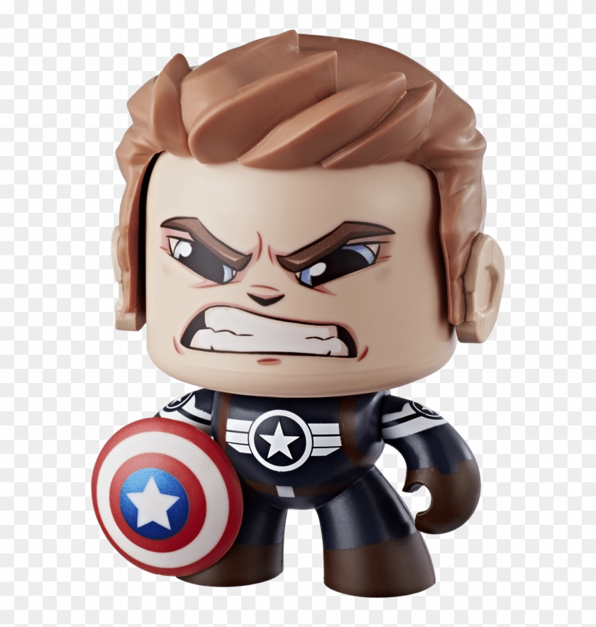 Marvel Mighty Muggs Figure Assortment - Mighty Muggs Captain America Clipart #1216426