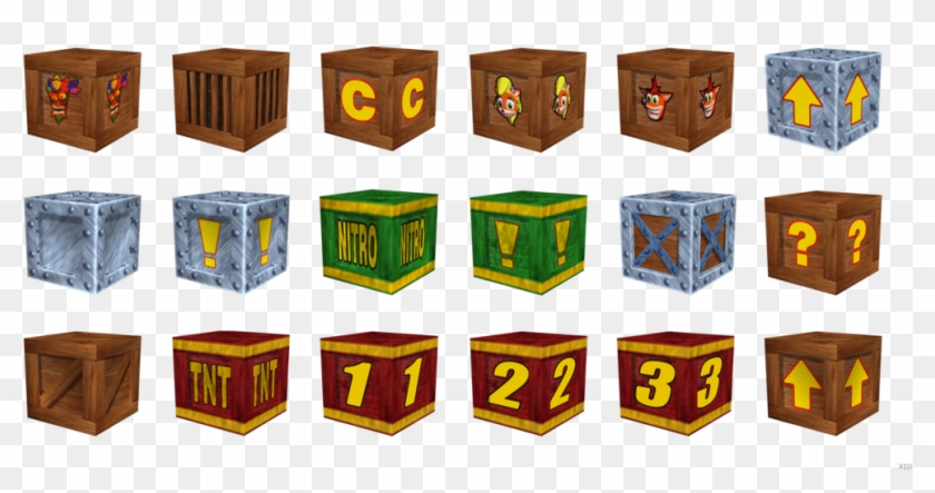 Crash Bandicoot Clipart Black And White - Crash Bandicoot The Wrath Of Cortex Crates - Png Download