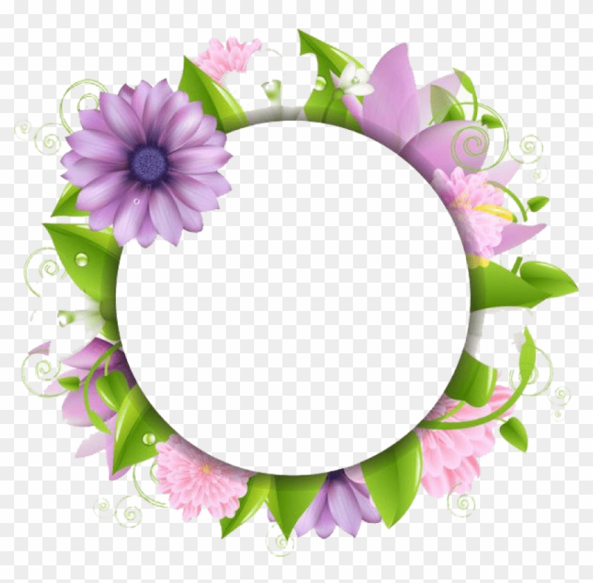 Free Png Flowers Borders Png - Border Flowers Png Hd Clipart