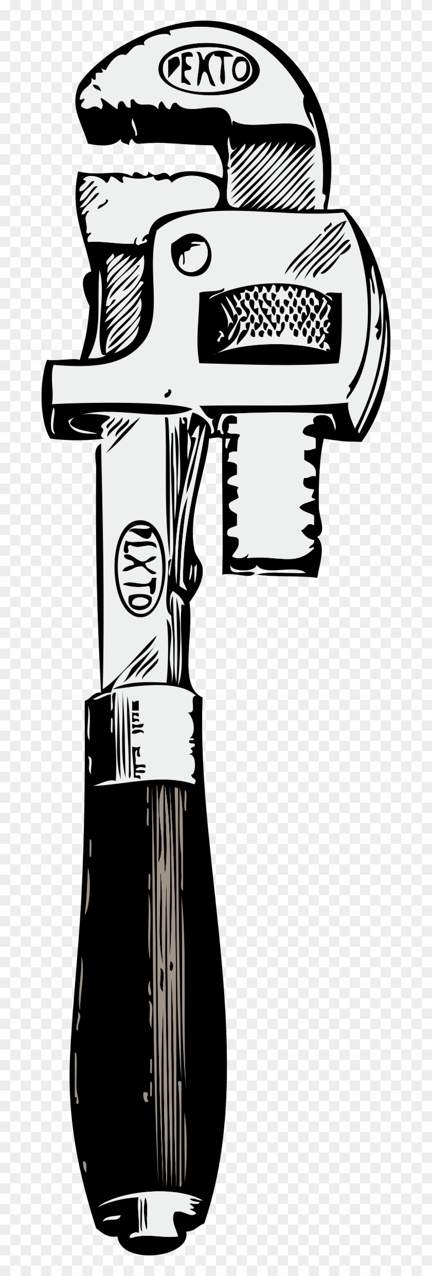 Big Image Png - Pipe Wrench Clipart Transparent Png #1217058