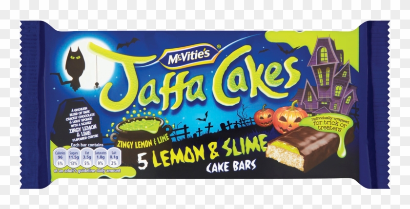 Mcvitie S Jaffa Cakes 5 Lemon Slime Cake Bars - Jaffa Cakes Clipart #1217413