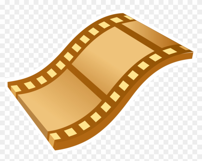 Filmstrip Cinema Art Videotape - Golden Film Strip Png Clipart