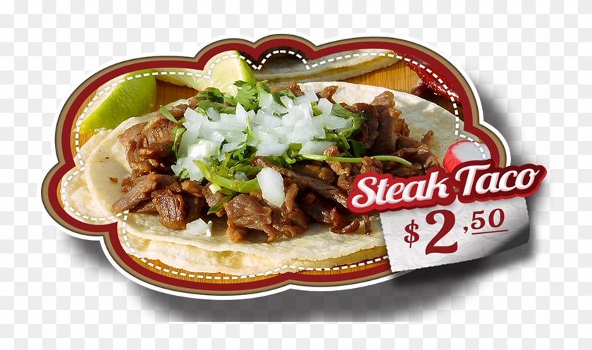Tacos De Bistec - Tacos De Bistec Png Clipart