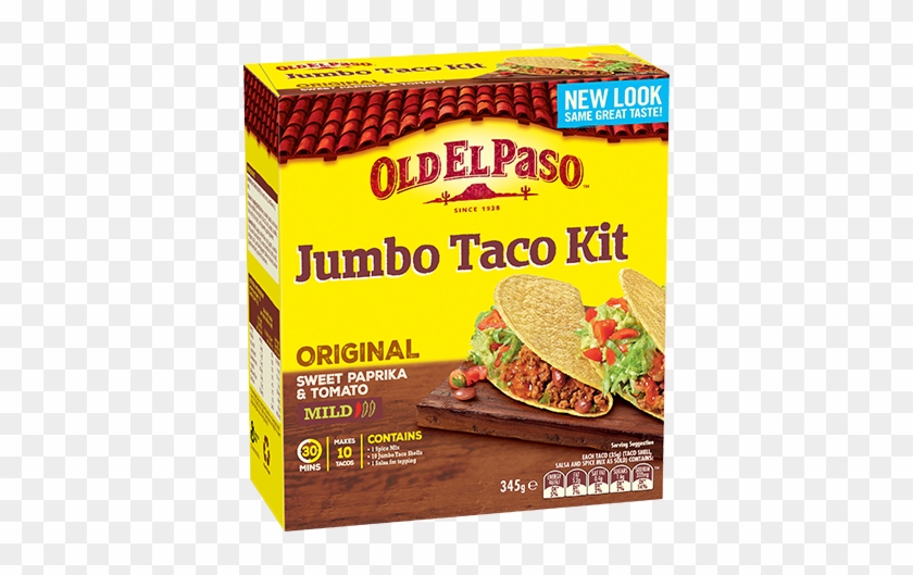 Jumbo Taco Kit - Old El Paso Jumbo Taco Kit Clipart #1217830