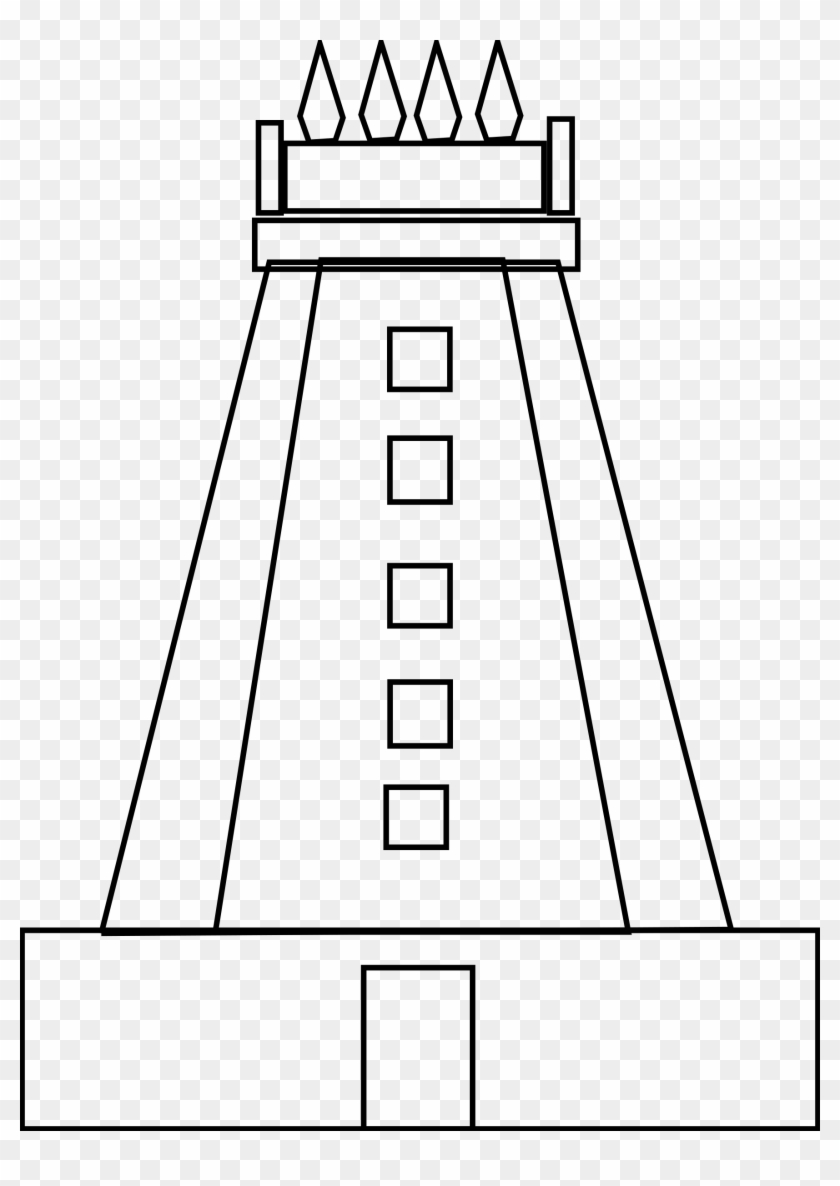 Png Royalty Free Indian Temple Wallpapers Background - Draw Hindu Temple Easily Clipart