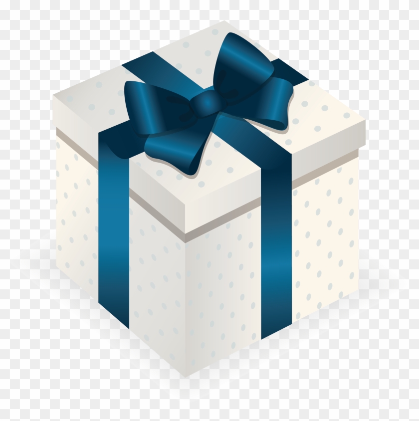2679 X 2464 9 - Blue Gift Box Png Clipart