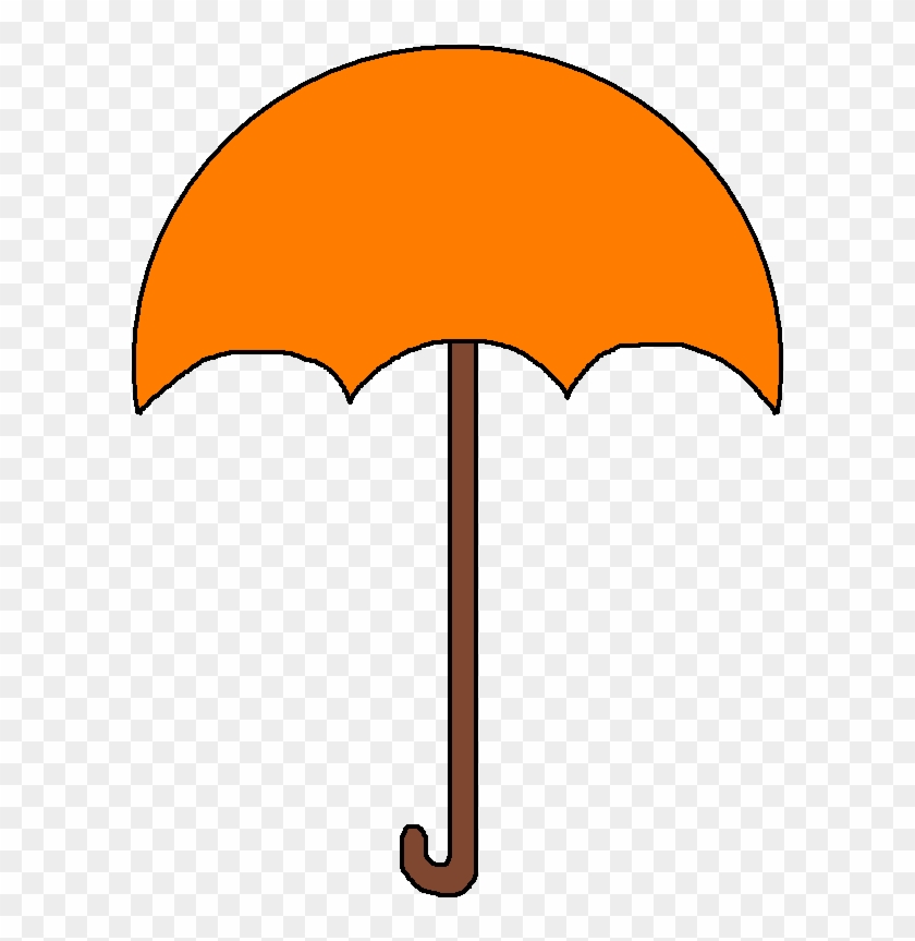 Graphics By Ruth - Umbrella Orange Clipart - Png Download