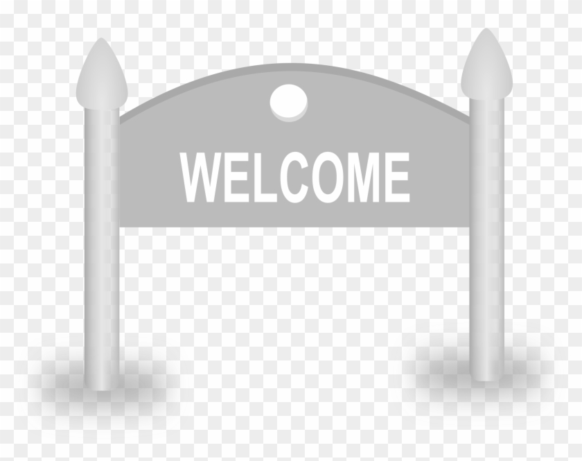 Big Image - Welcome Sign Clip Art - Png Download #1219260